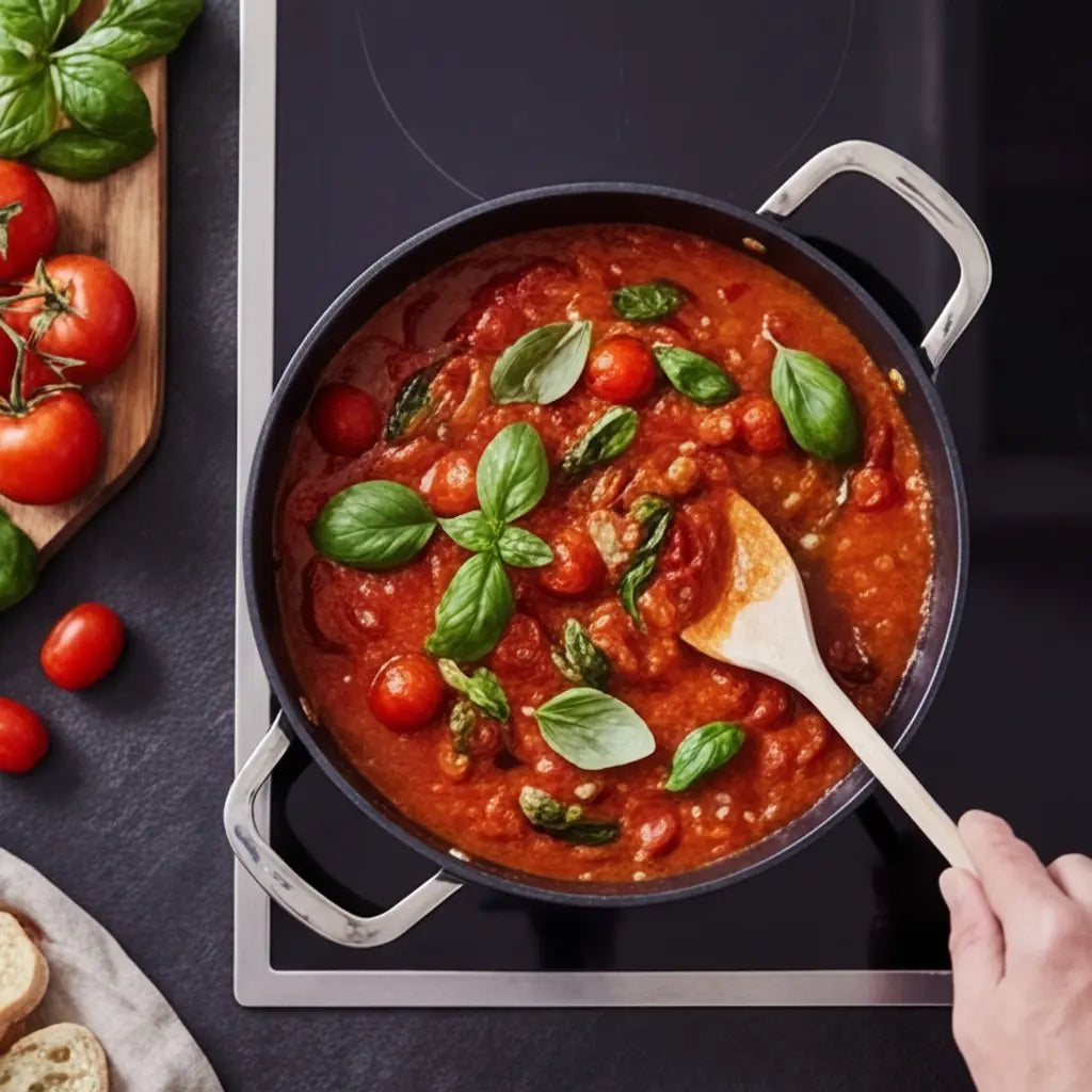 Ceramic Nonstick Sauté Pan with Lid, 3.5-Qt Alva Cookware
