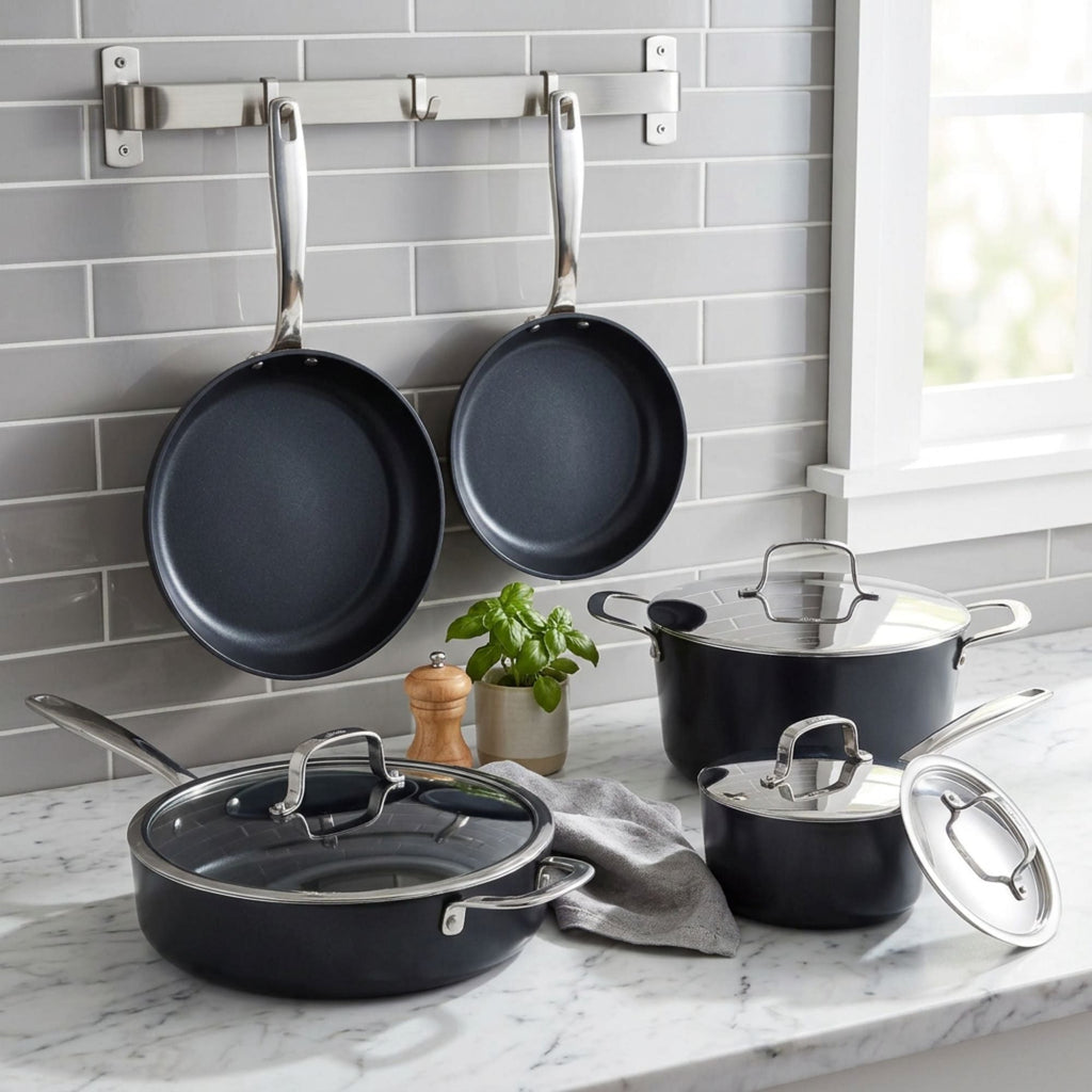 Ceramic Nonstick Cookware Set, 12-Piece Alva Cookware