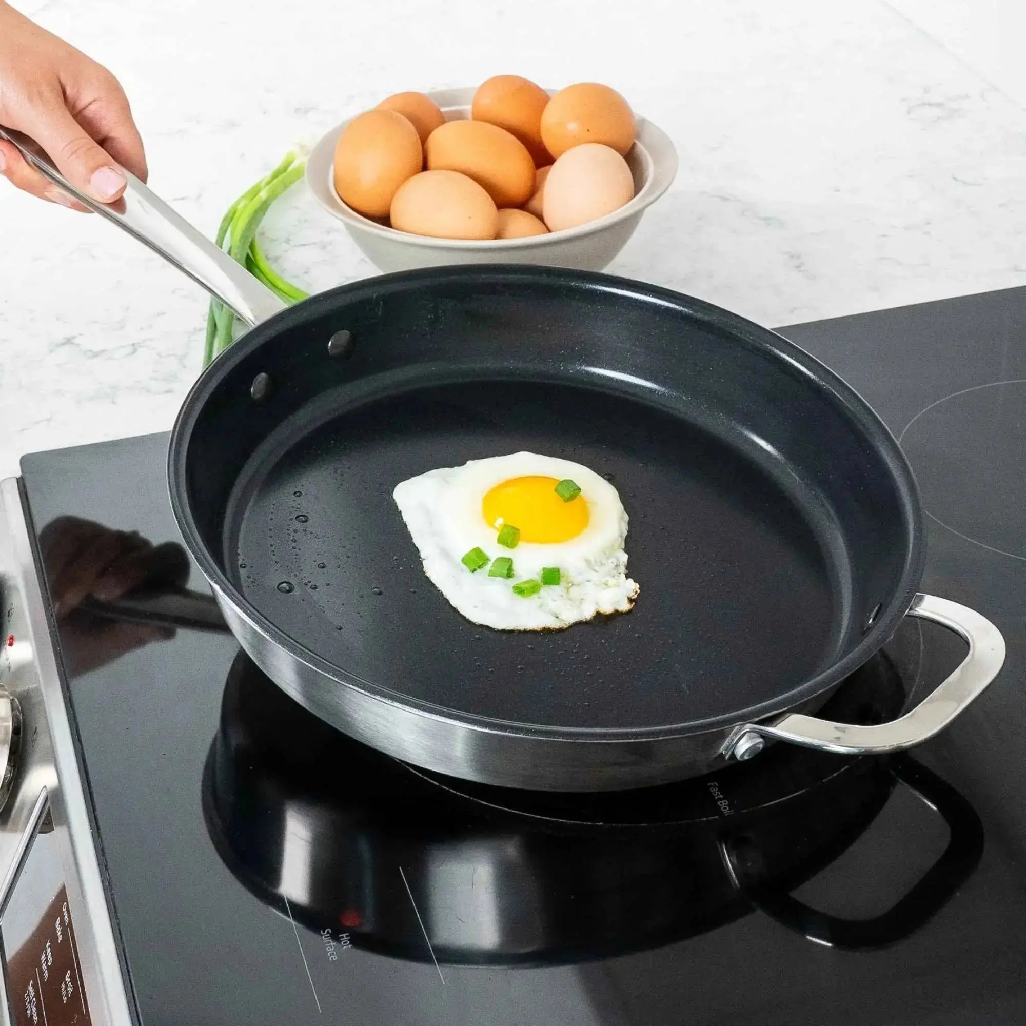 5-Ply Nonstick Stainless Frying Pan Alva Cookware
