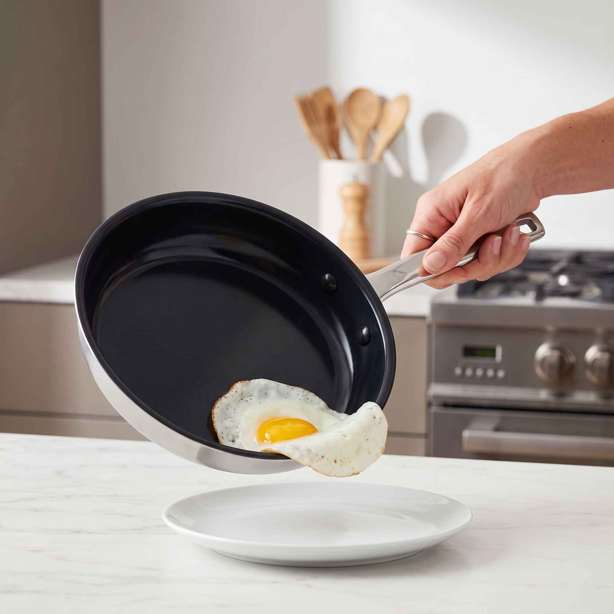 5-Ply Nonstick Stainless Frying Pan Alva Cookware