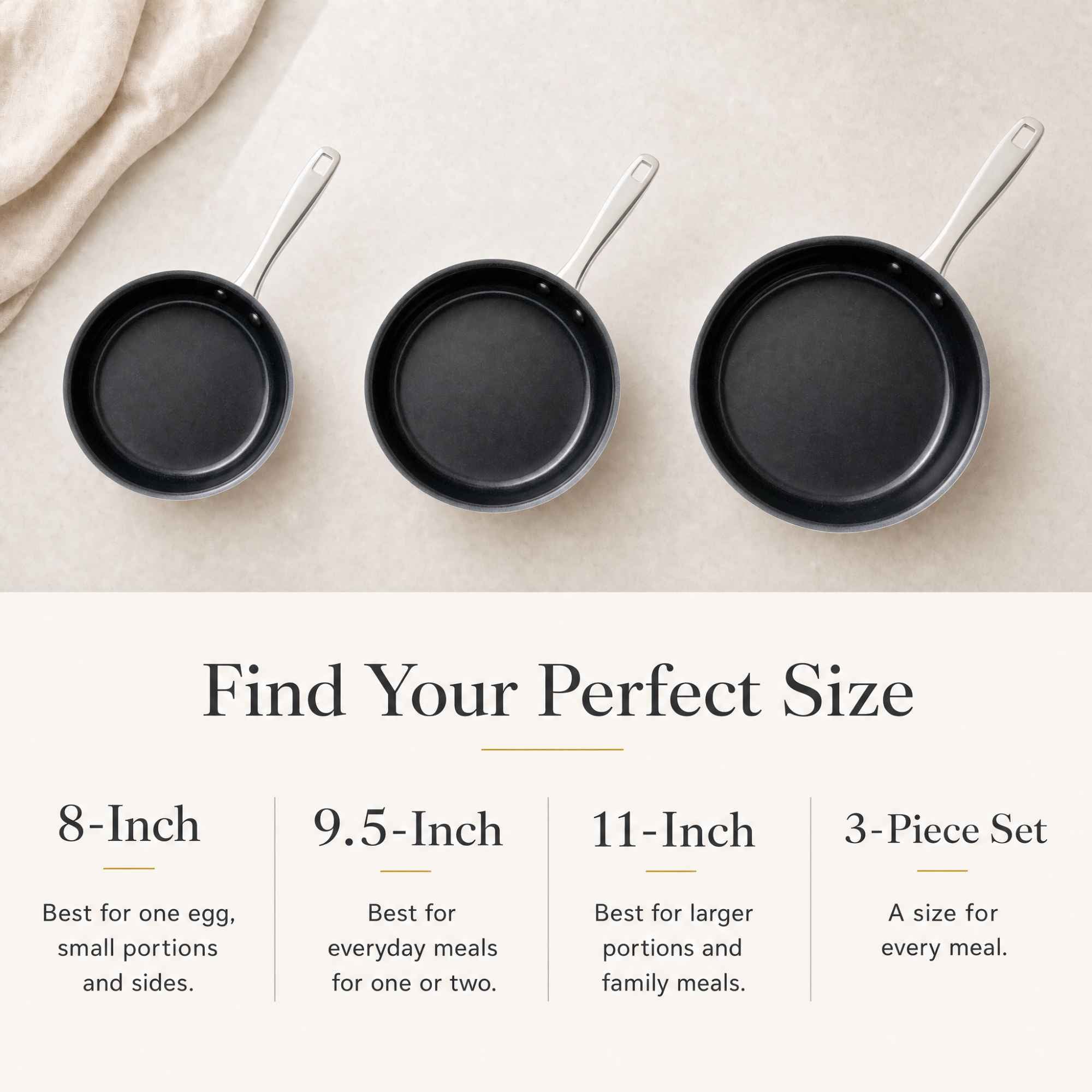 5-Ply Nonstick Stainless Frying Pan Alva Cookware