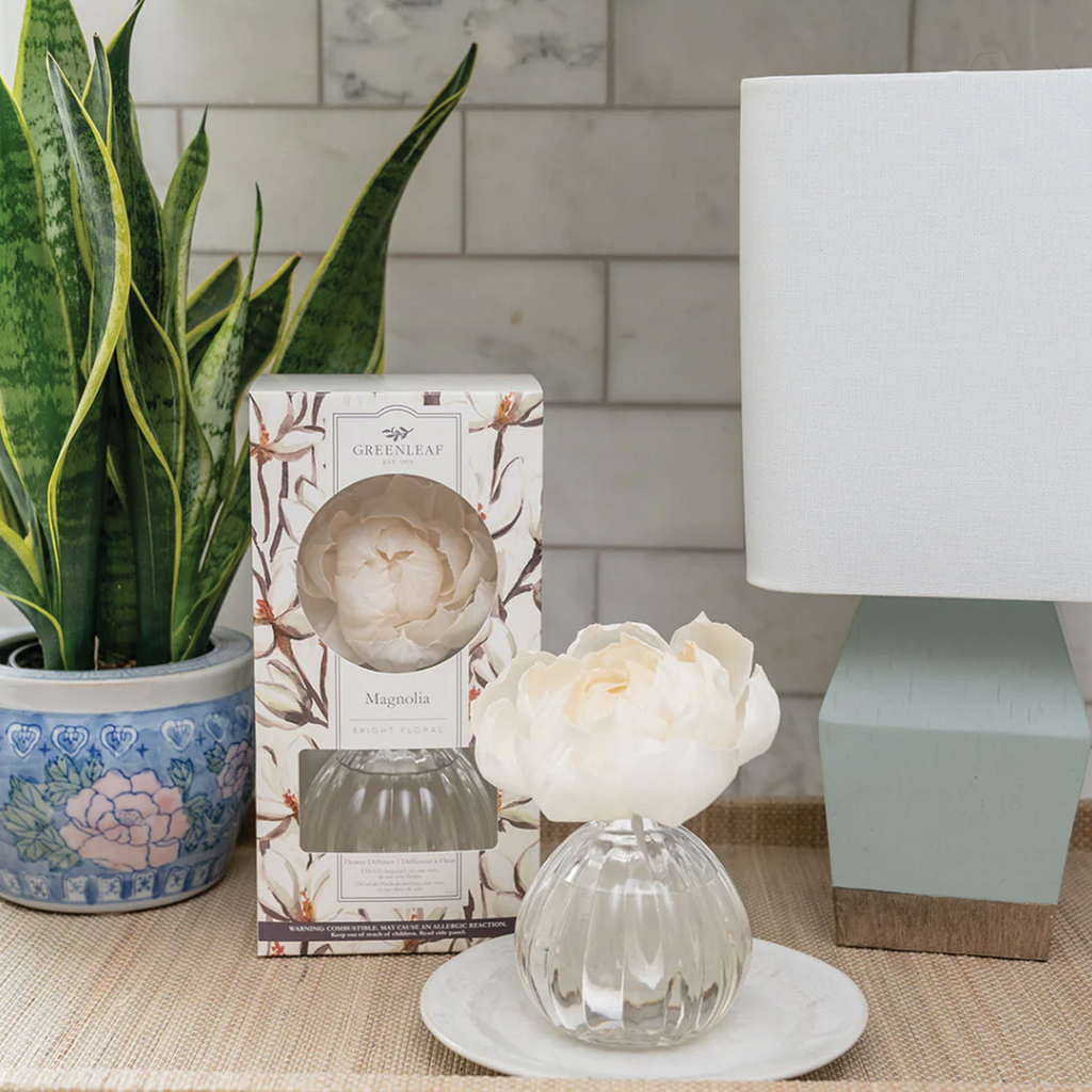 Magnolia Bright Floral Flower Diffuser Branches Designs