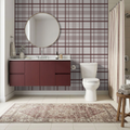 Ashford Plaid (Maroon) Wallpaper WALL BLUSH