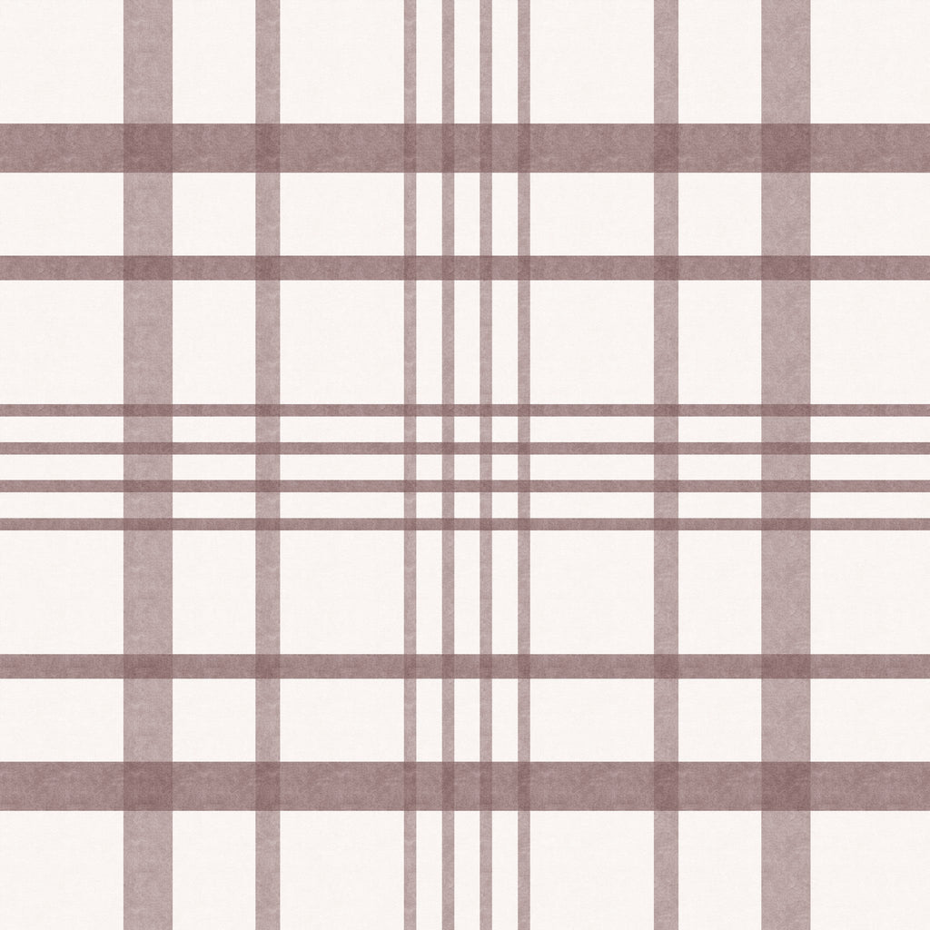 Ashford Plaid (Maroon) Wallpaper WALL BLUSH