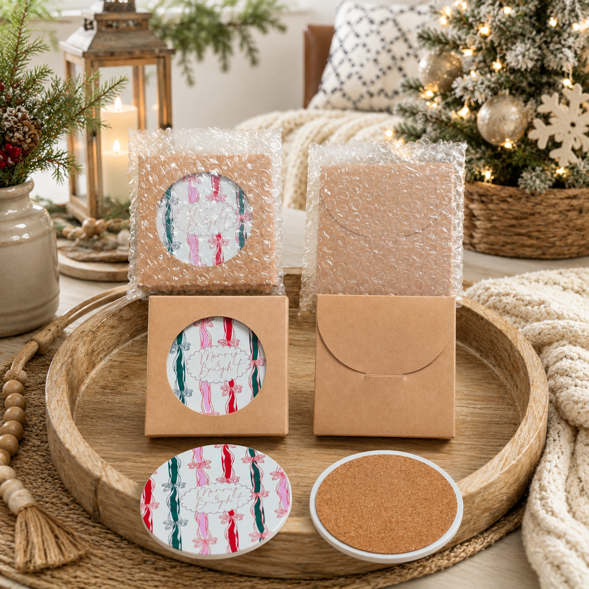 Christmas Coasters Gia Roma