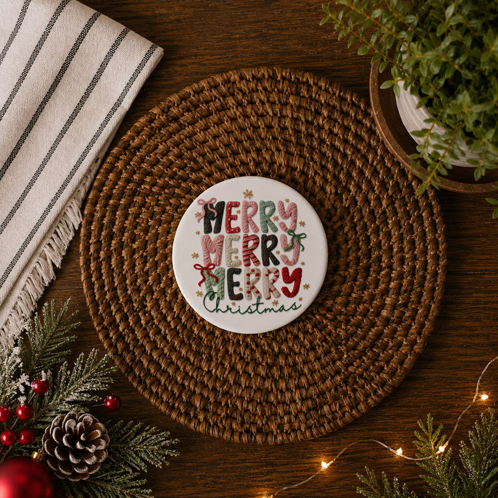 Christmas Coasters Gia Roma