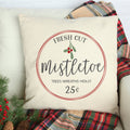 Fresh Cut Mistletoe #11 Pillow Cover — Fits 18x18 Insert Cotton and Crate