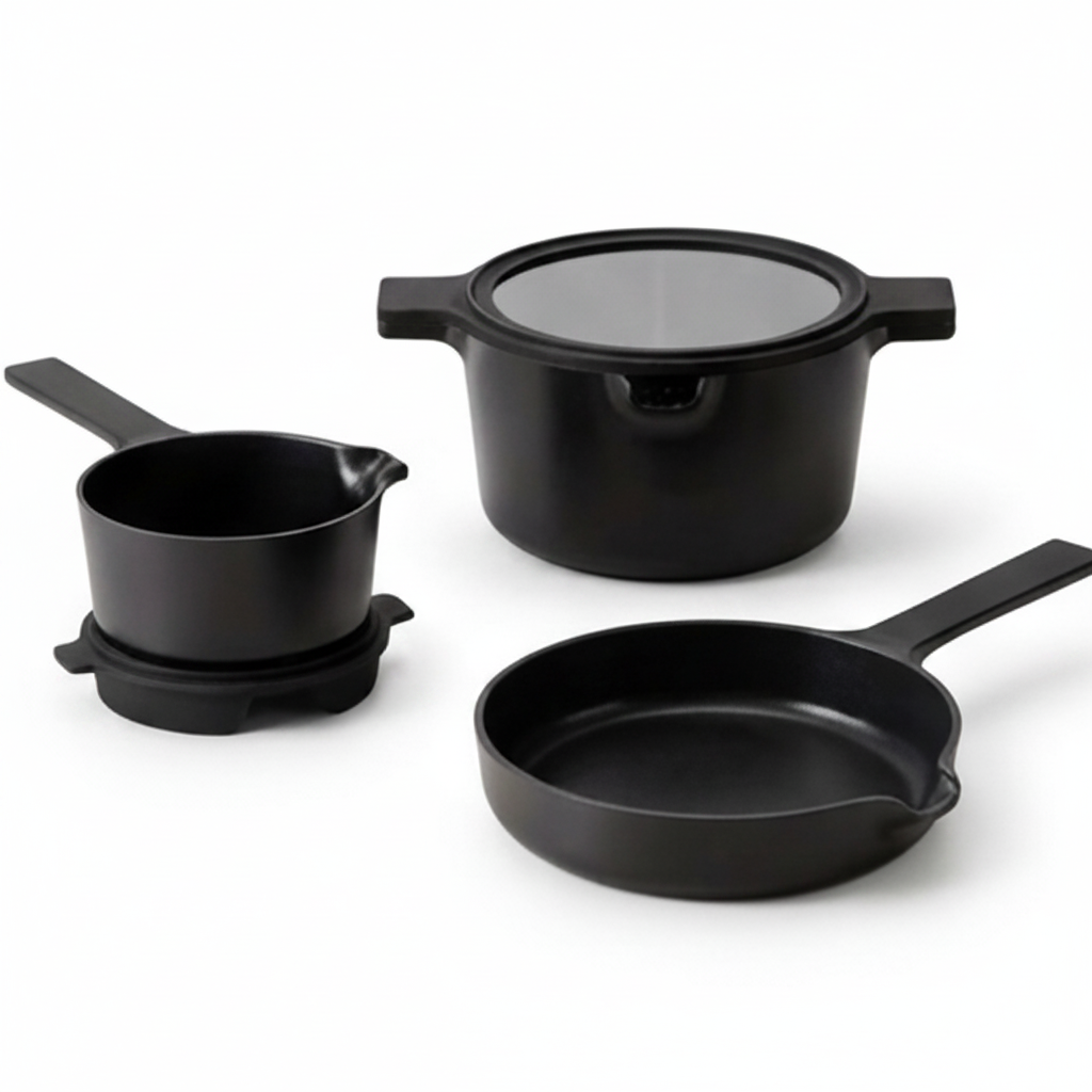 5-Piece Stackable Ceramic Nonstick Set Alva Cookware