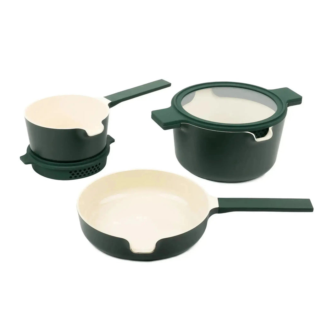 5-Piece Stackable Ceramic Nonstick Set Alva Cookware