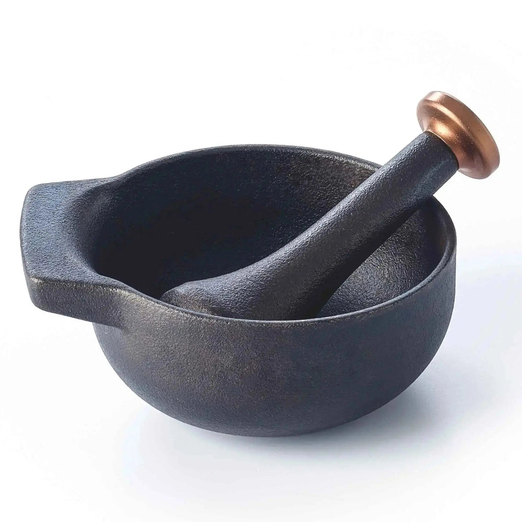 Enameled Cast Iron Mortar & Pestle Set, 2-Cup Alva Cookware