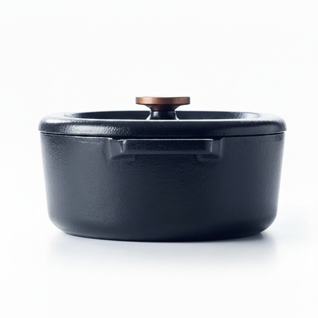 Enameled Cast Iron Oval Dutch Oven, 6-Qt Alva Cookware
