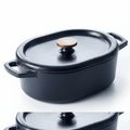Enameled Cast Iron Oval Dutch Oven, 6-Qt Alva Cookware