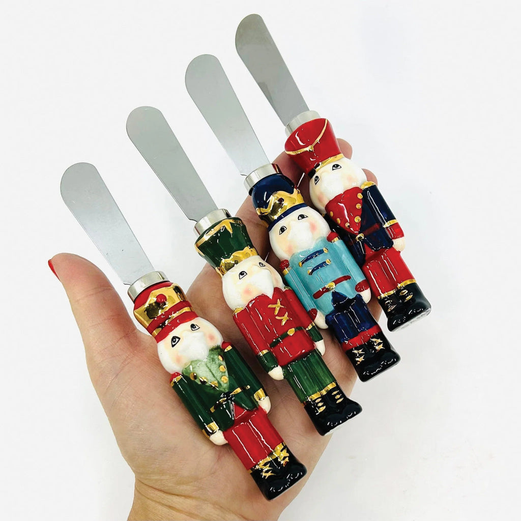 Light Blue Jacket Metal Nutcracker Spreader Branches Designs