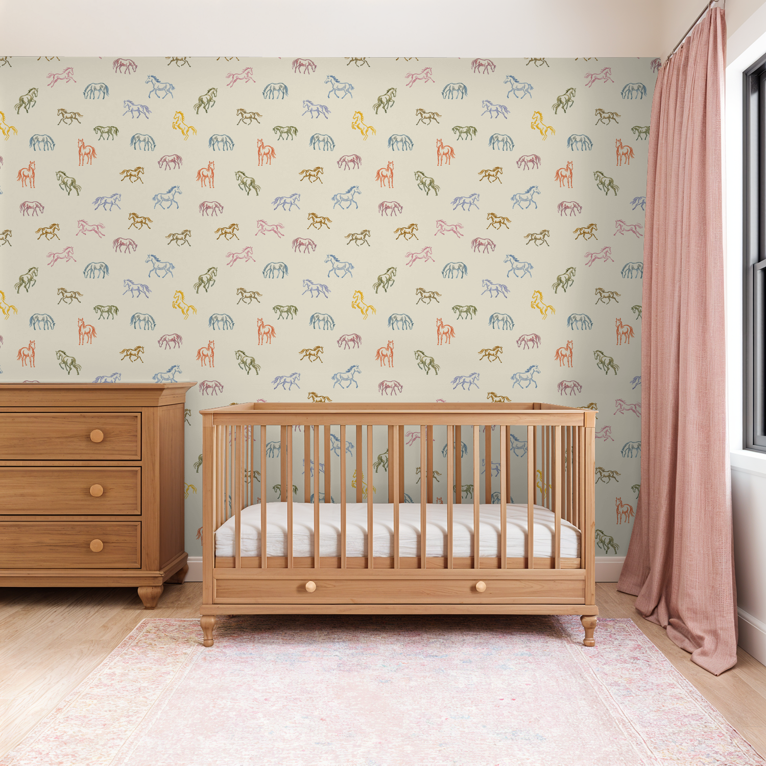 Mane Wallpaper WALL BLUSH