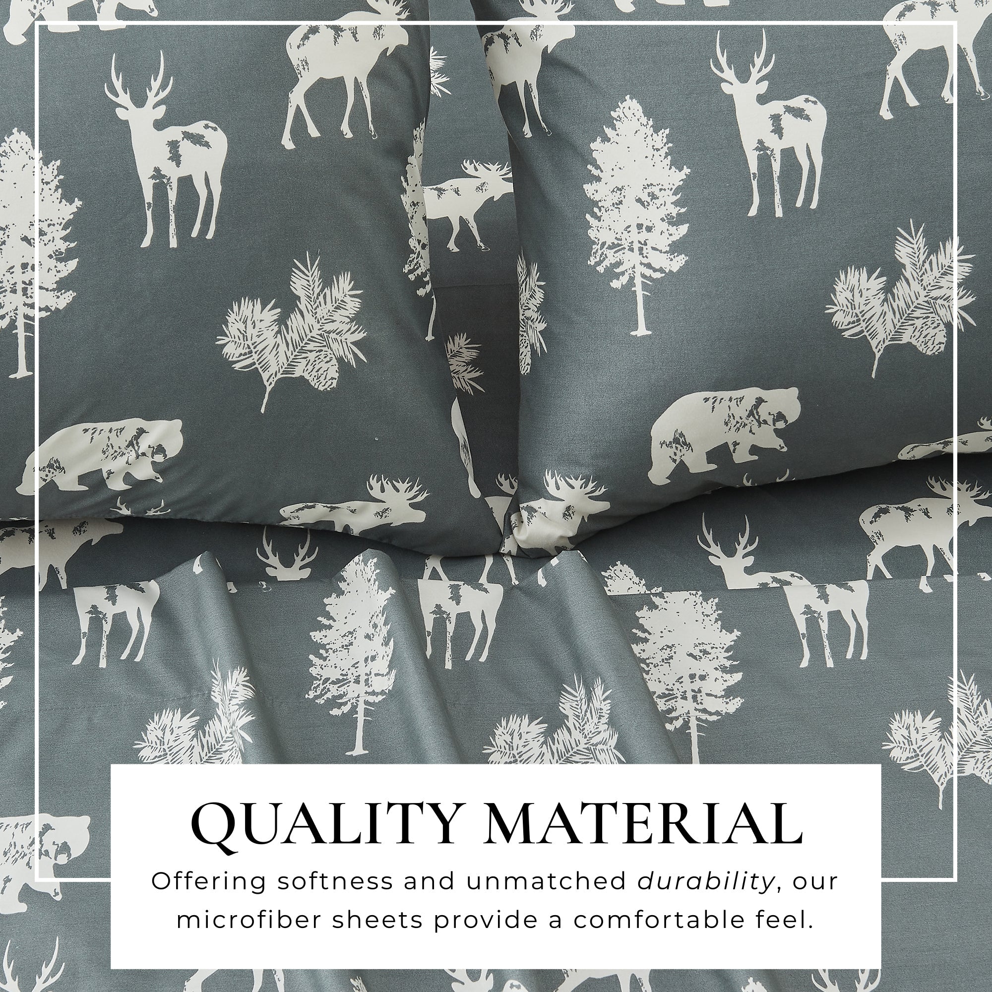 Lodge Printed Sheet Set - Mountain Ridge Collection Great Bay Home
