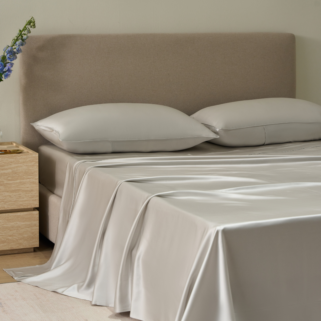 Charmeuse Silk Flat Sheet - Machine Washable