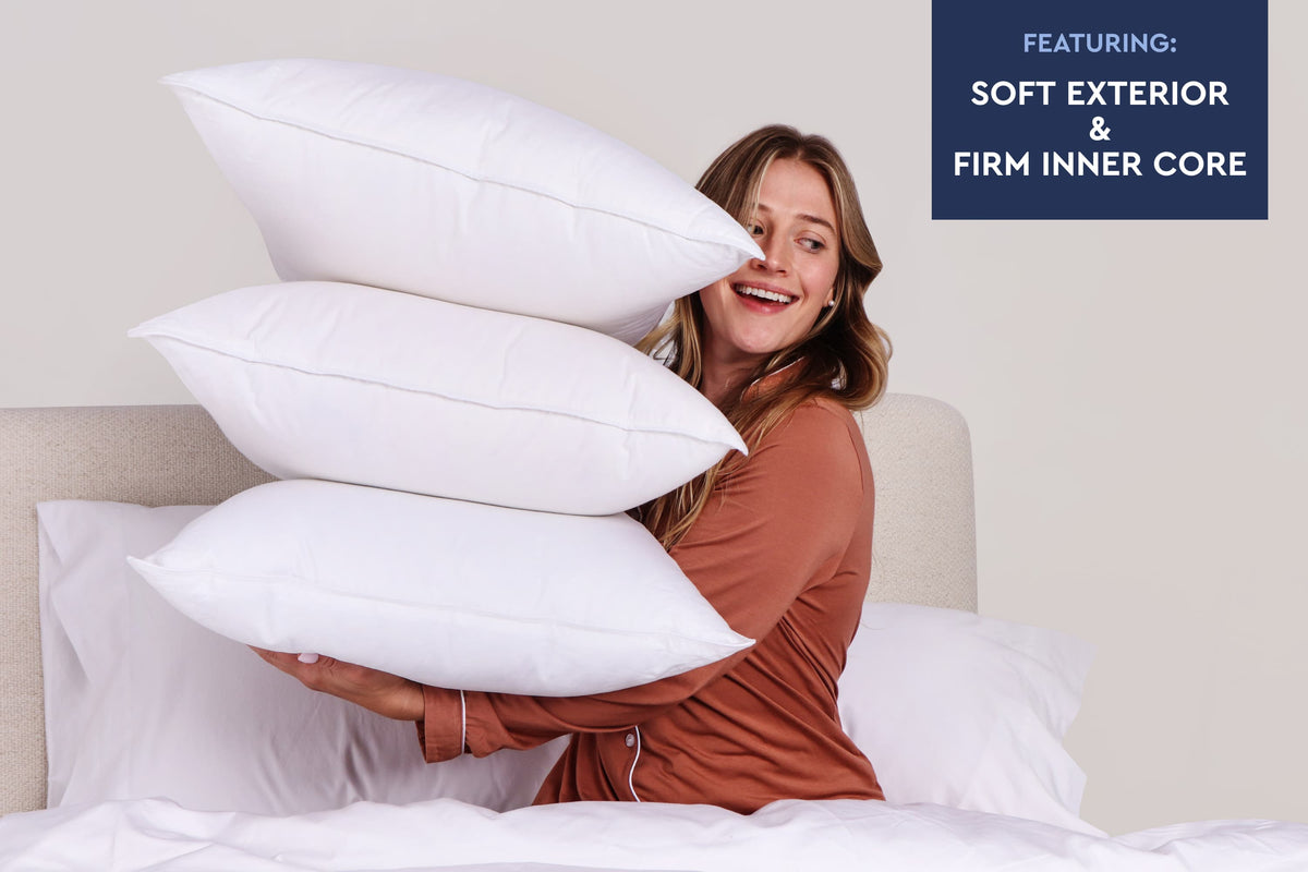 Cloud Fill Down Feather Pillow Moon Pod