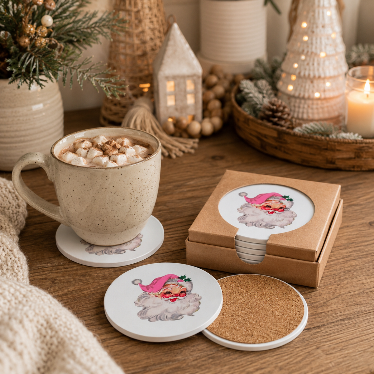 Christmas Coasters Gia Roma
