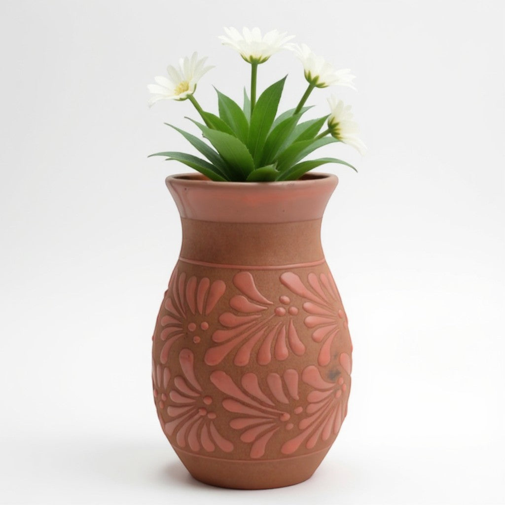 Pink Talavera Vase | Handmade Floral Pottery The Talavera Hub