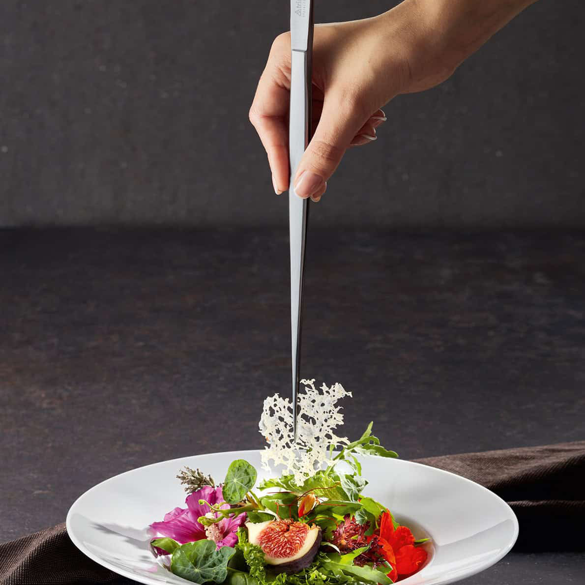 Pointed Cooking Tweezers - 15cm Tea + Linen