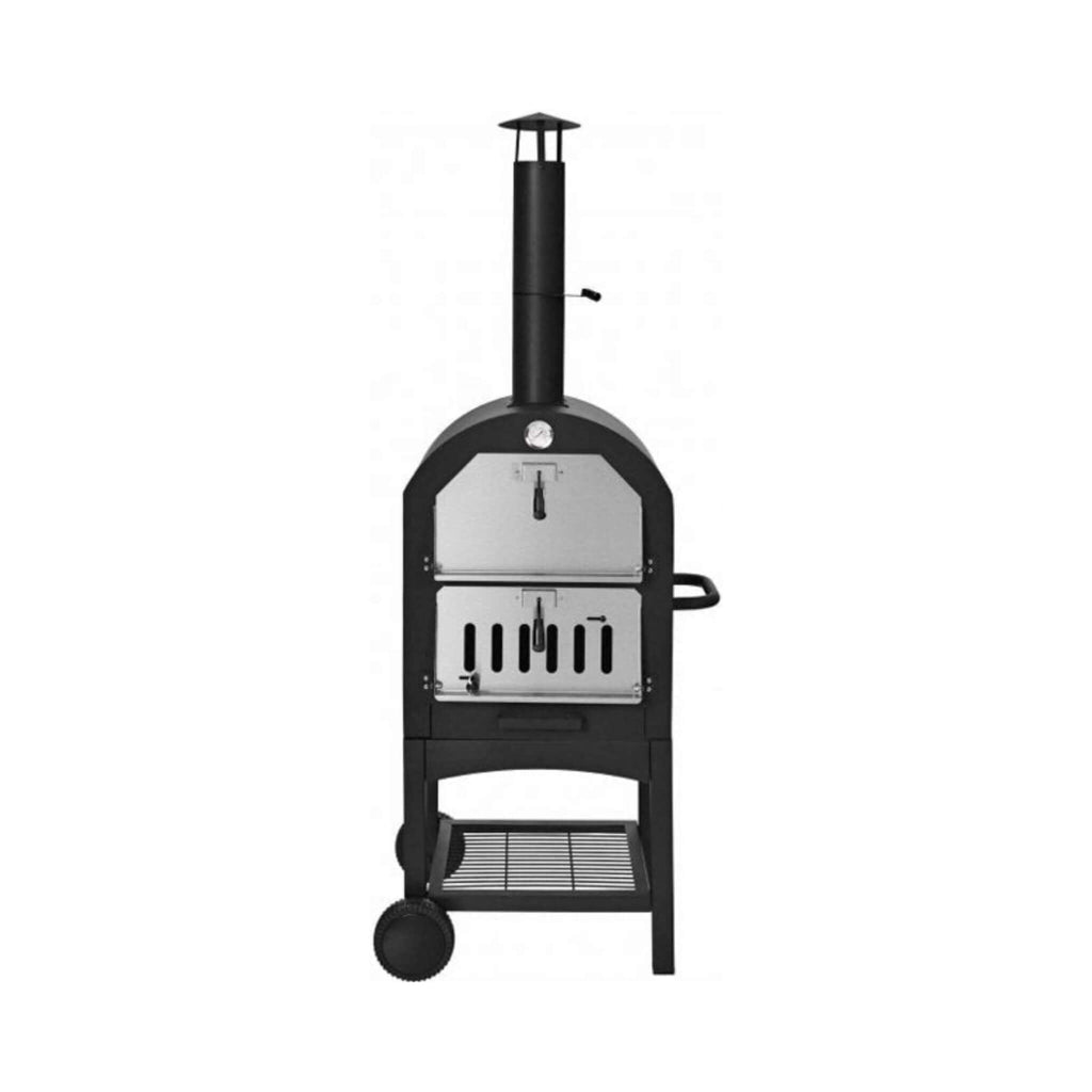Portable Outdoor Wood Fired Pizza Oven W/ Pizza Stone & Waterproof Cover (SAK82635) SAKSBY WHOLESALE