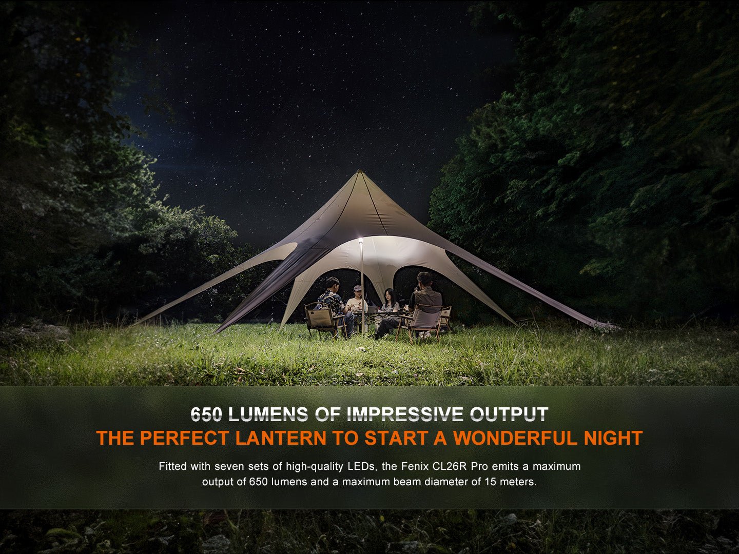 Fenix CL26R PRO High Performance LED Rechargeable Camping Lantern Fenix Store