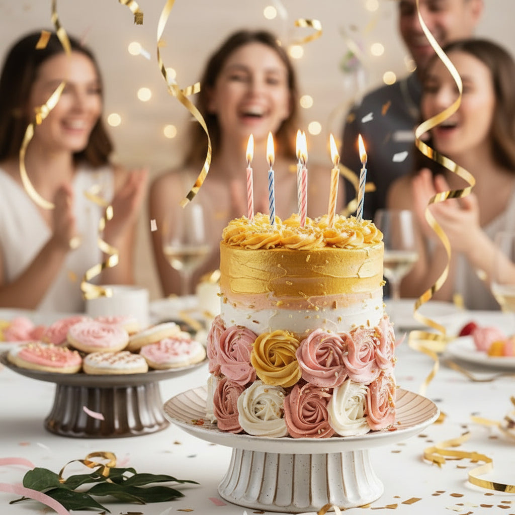 Retro Ceramic Cake Stand