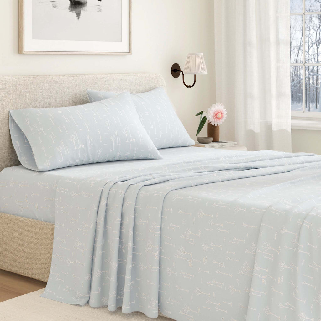 Turkish Cotton Flannel Sheet Set - Elevated Lodge Collection Great Bay Home