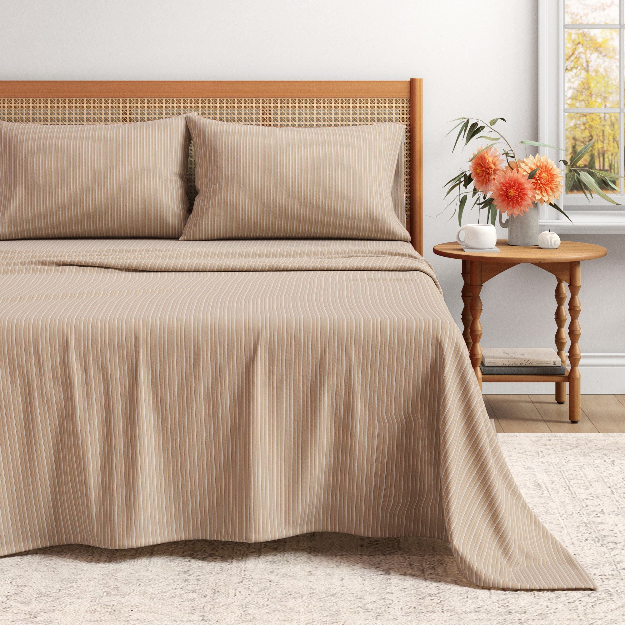 Turkish Cotton Flannel Sheet Set - Plaid & Stripe Collection Great Bay Home