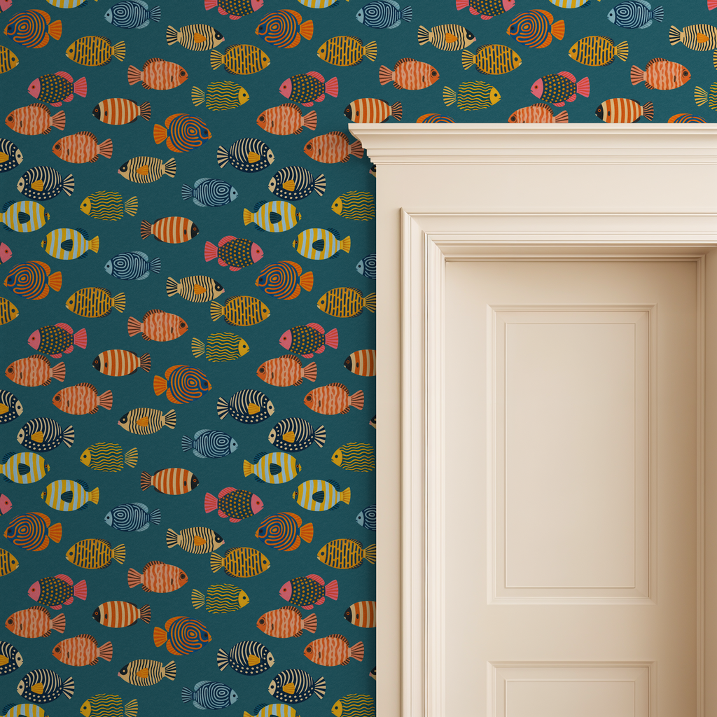 Reef Wallpaper WALL BLUSH
