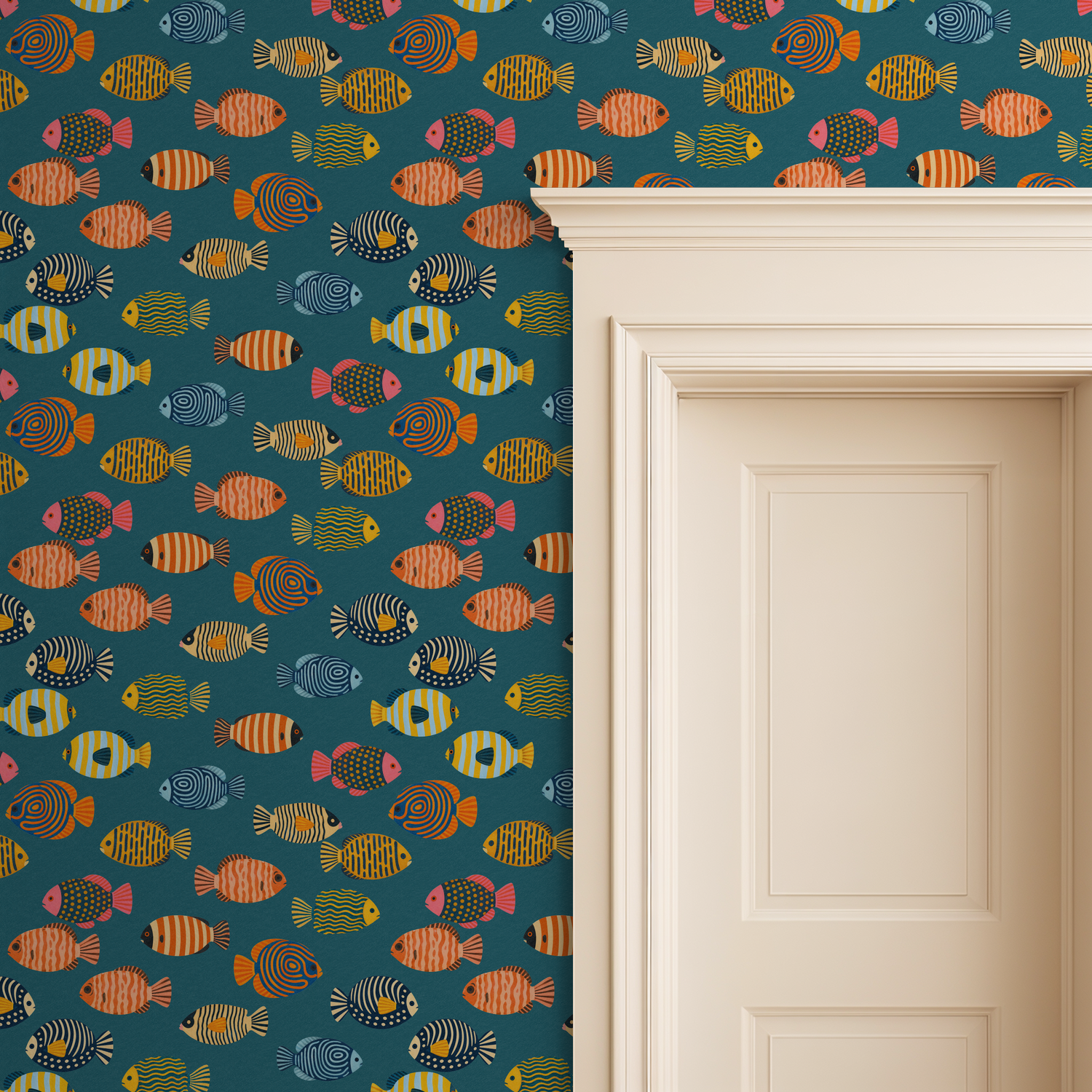 Reef Wallpaper WALL BLUSH