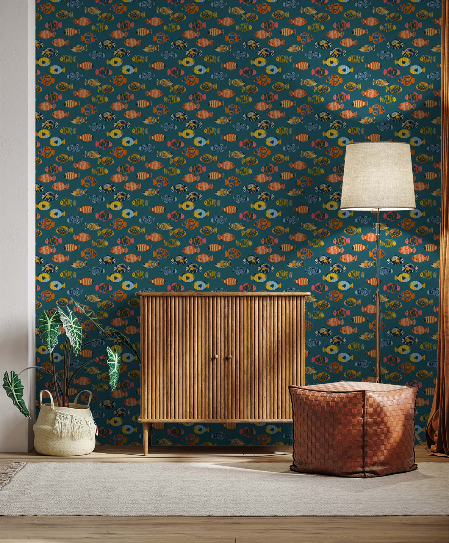 Reef Wallpaper WALL BLUSH
