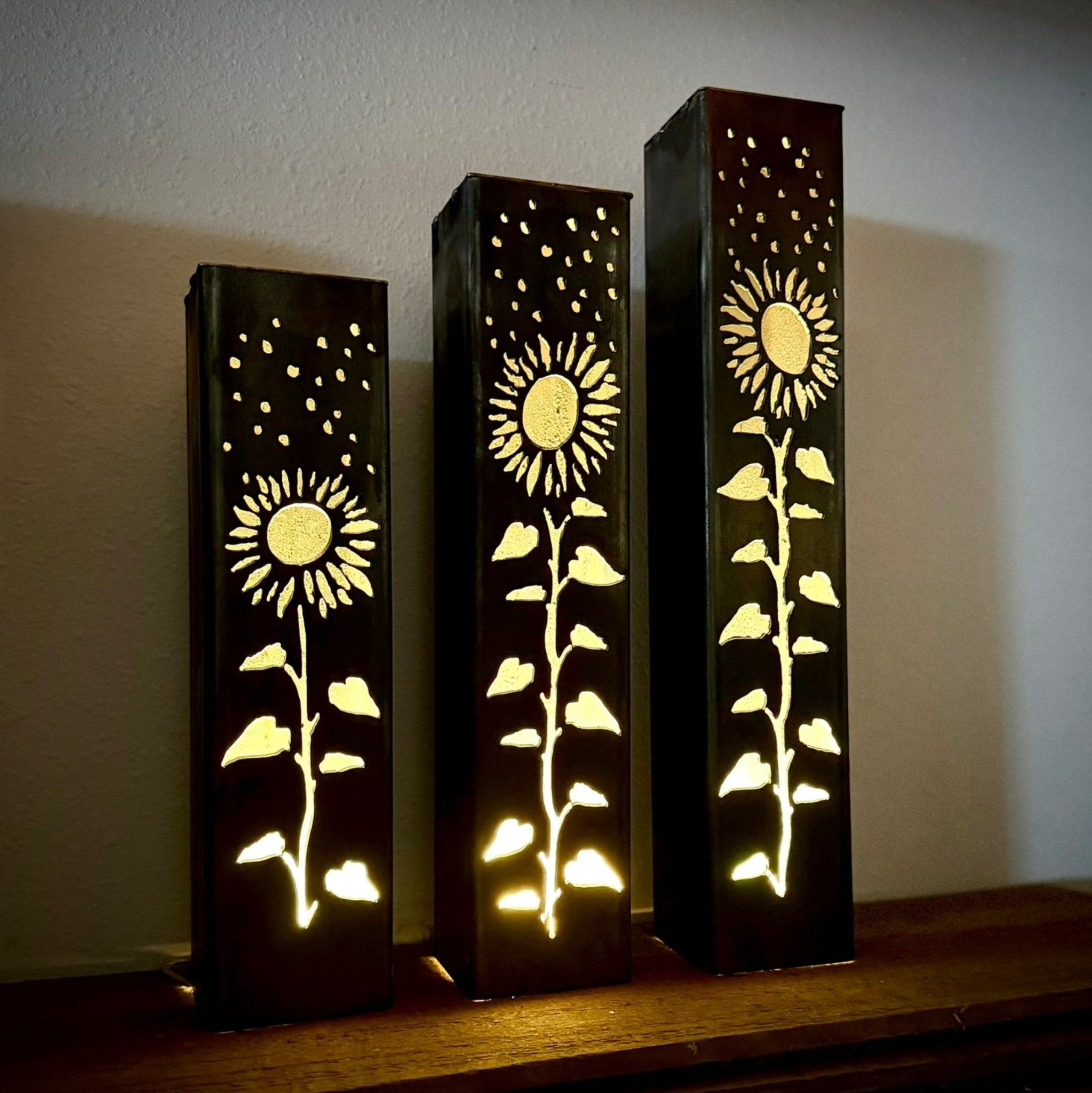 Sunflowers Under the Stars Indoor Luminary | Multiple Sizes Northern Forge, LLC