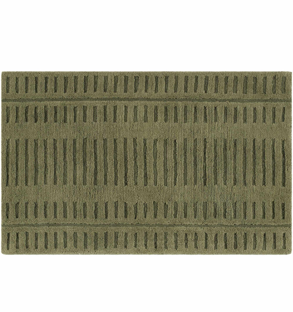 Washable Wool Rug - Green - Clearance Boutique Rugs