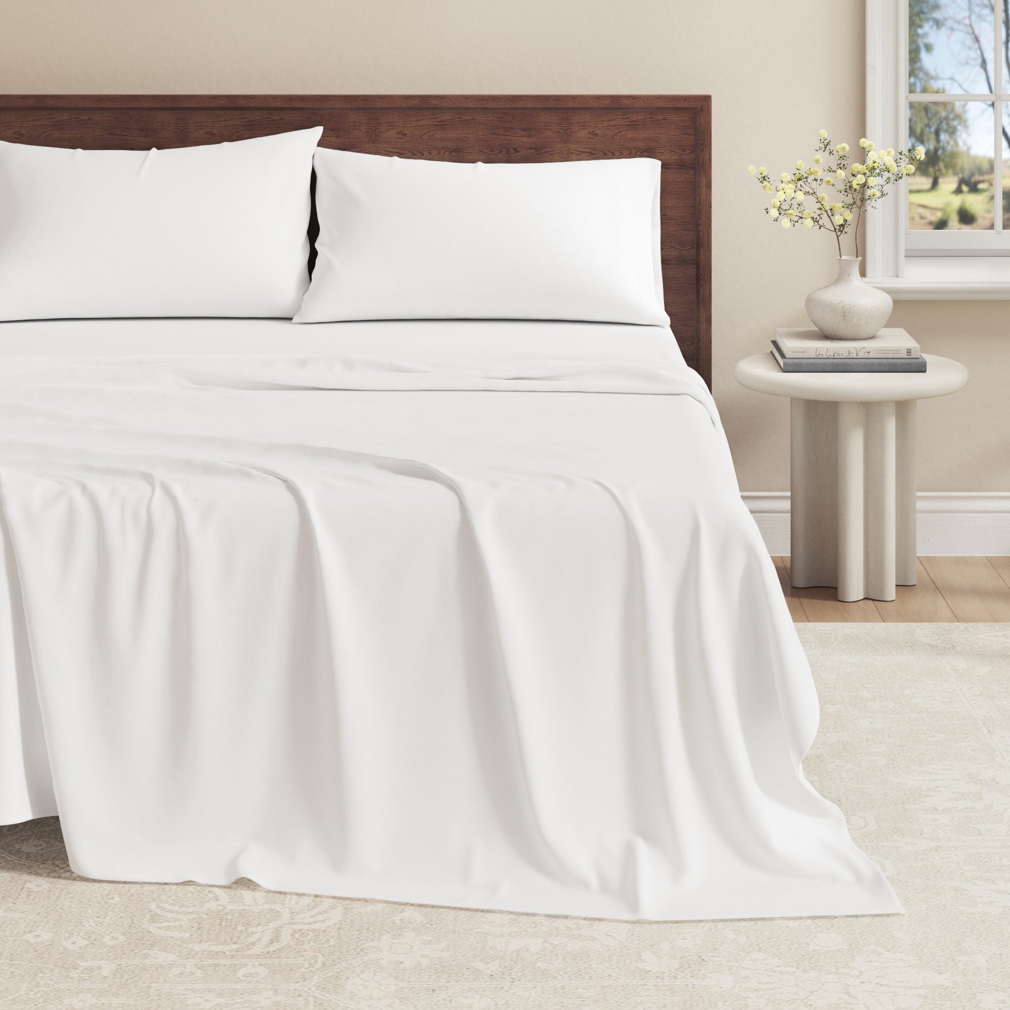 100% Organic Cotton Jersey Knit Sheets Great Bay Home