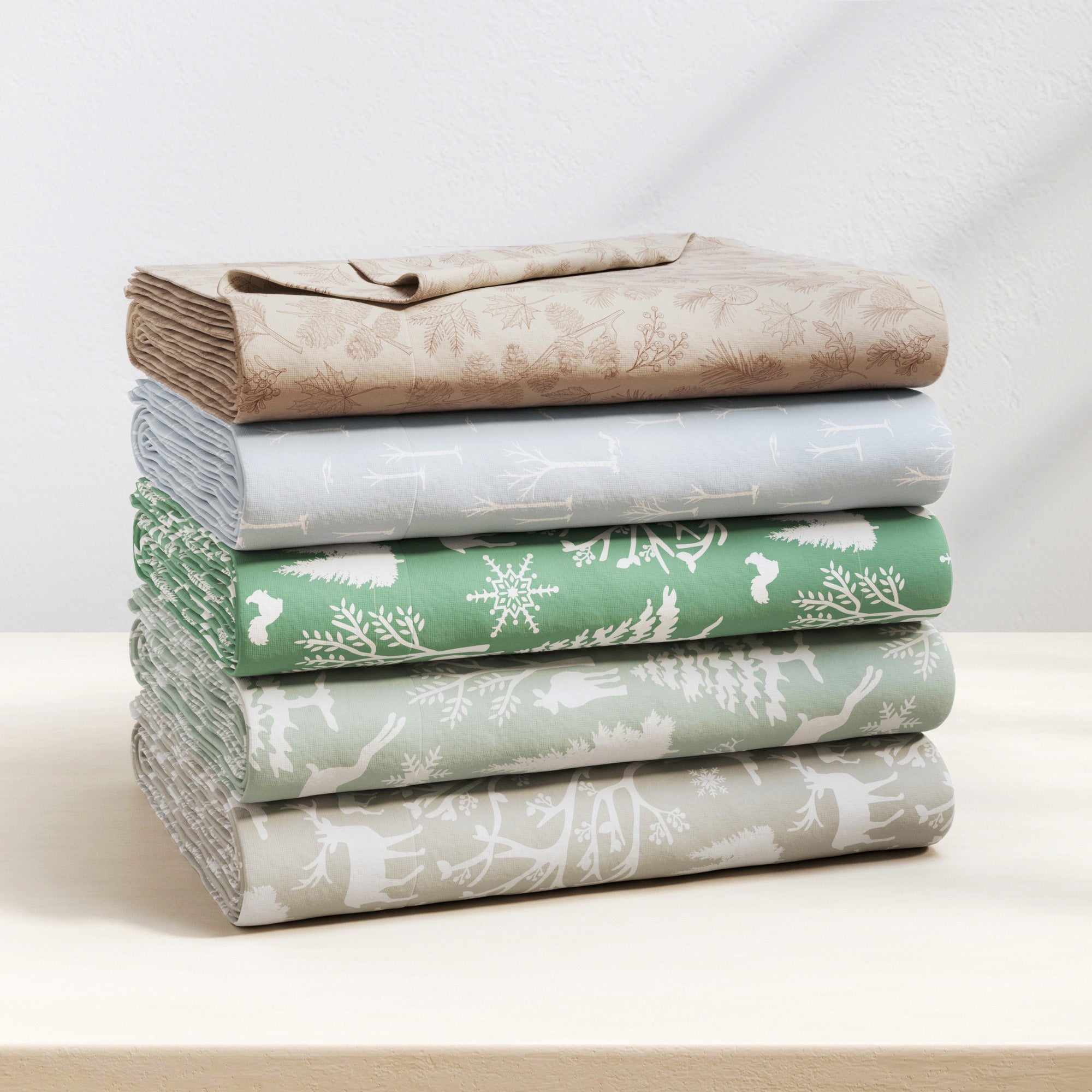 Turkish Cotton Flannel Sheet Set - Elevated Lodge Collection Great Bay Home