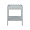 Hallie Scalloped Side Table in Blue Mist Shop Fête
