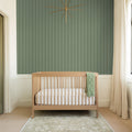 Pinstripe Dot (Green) Wallpaper WALL BLUSH