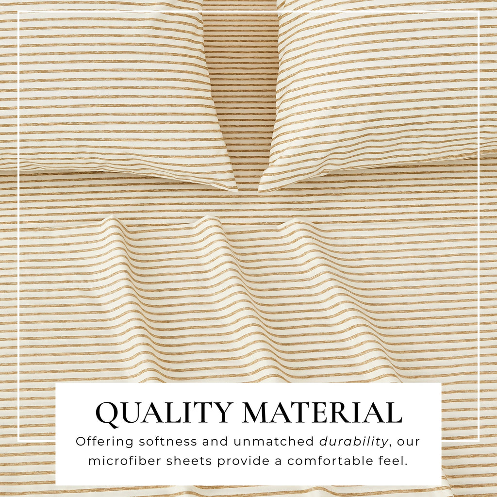 Striped Sheet Set - Evette Collection Great Bay Home