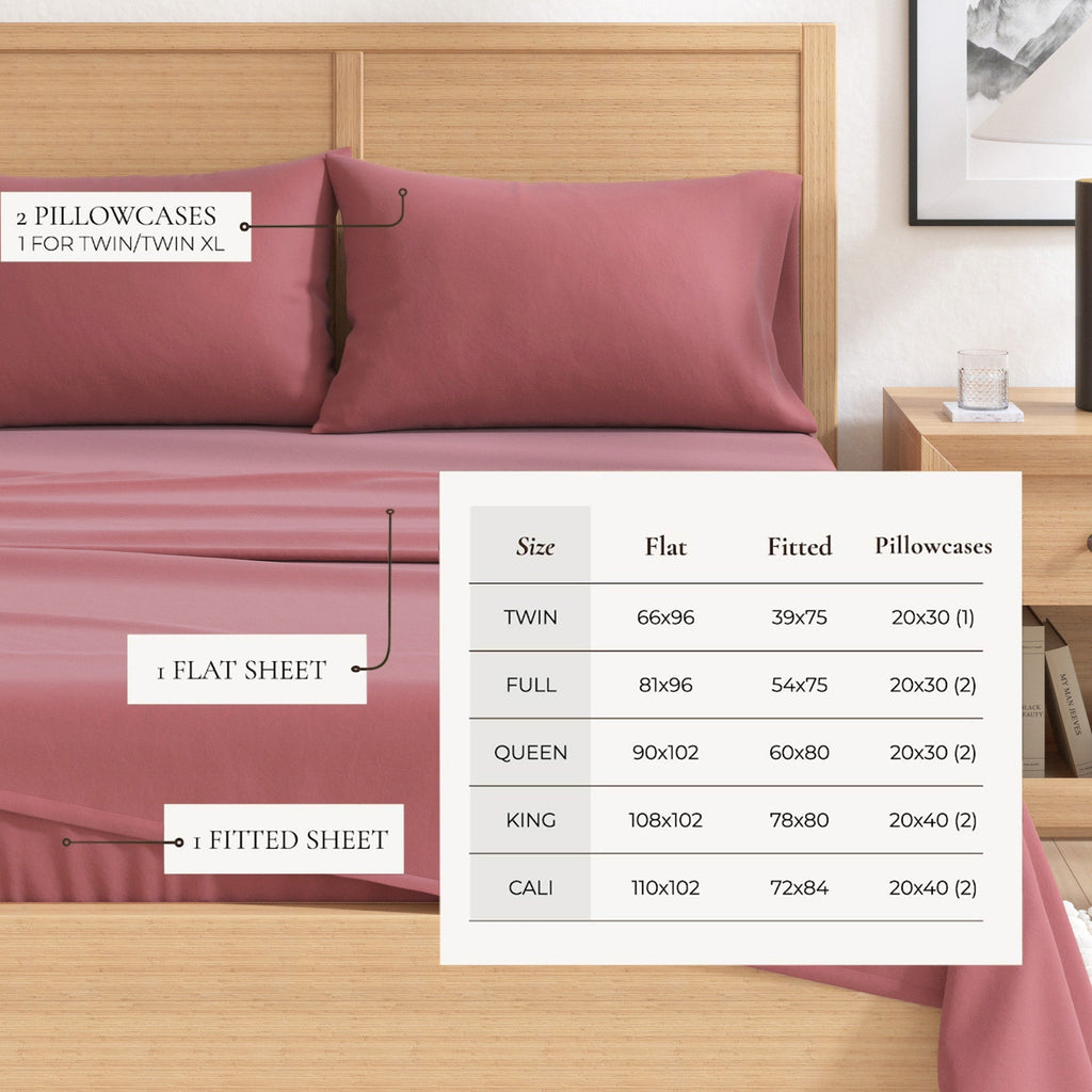 Cotton Solid Flannel Sheet - Nordic Collection Great Bay Home