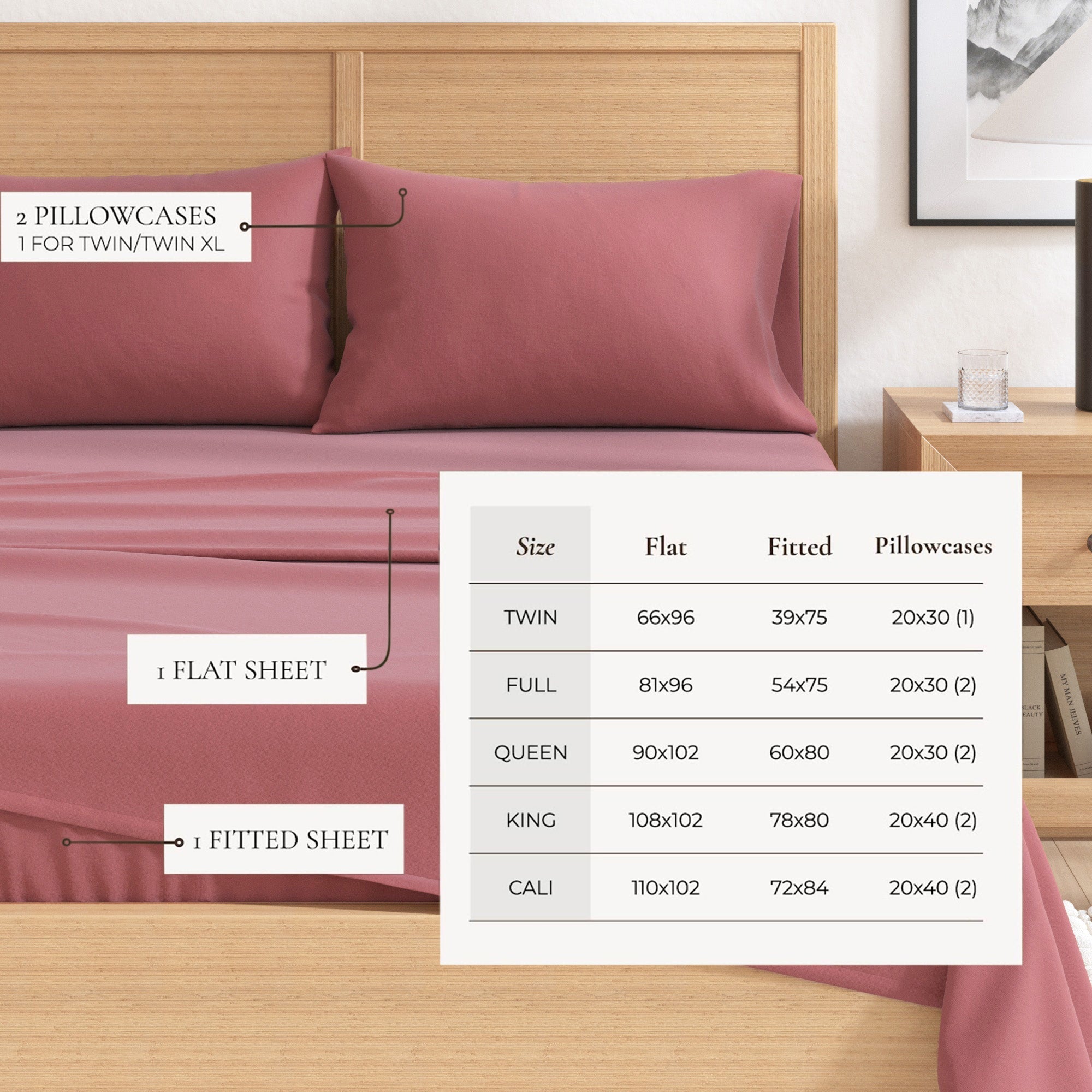 Cotton Solid Flannel Sheet - Nordic Collection Great Bay Home