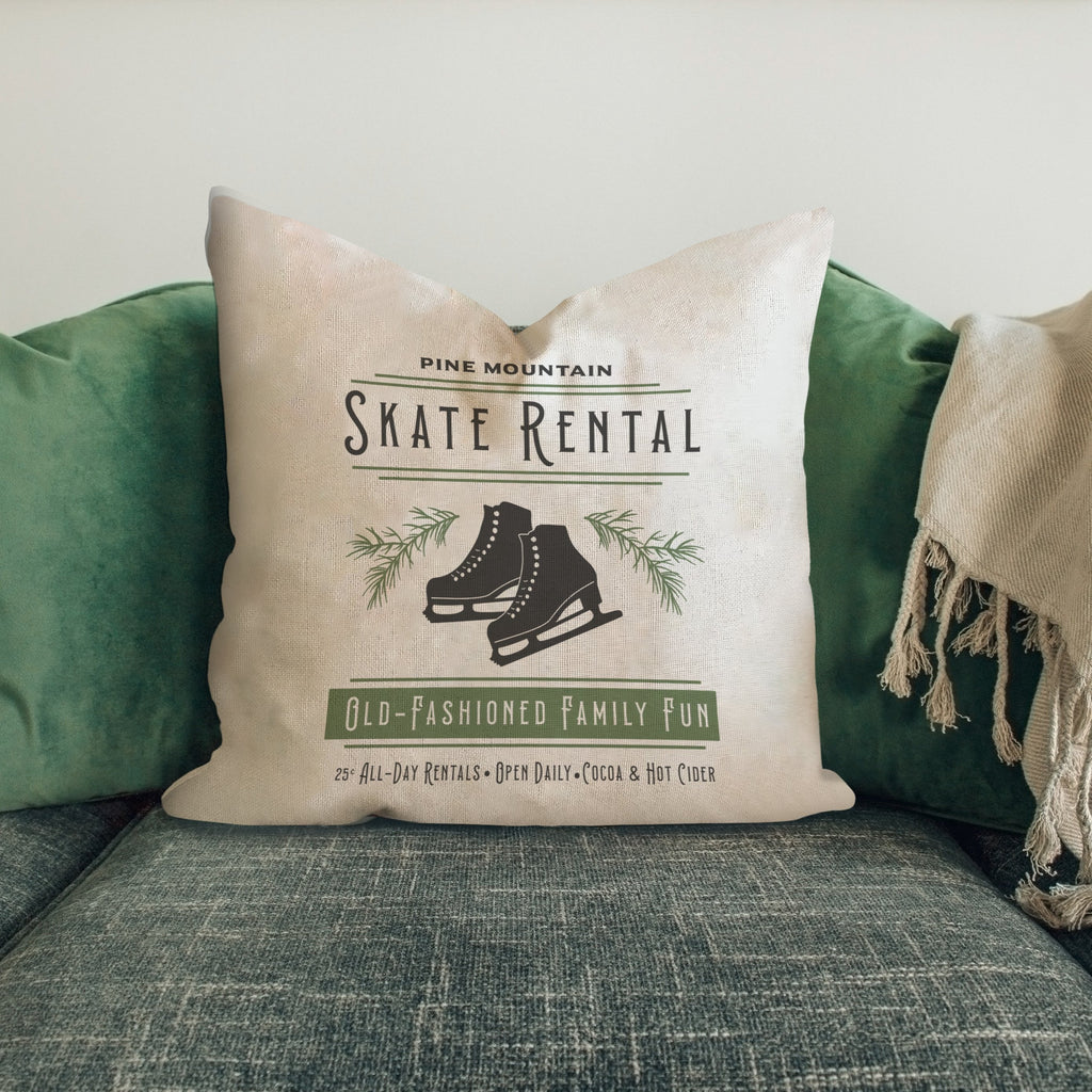 Skate Rental #3 Pillow Cover — Fits 18x18 Insert Cotton and Crate