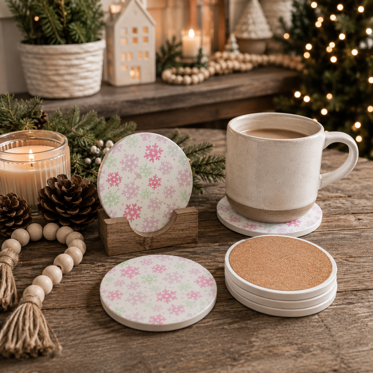 Christmas Coasters Gia Roma