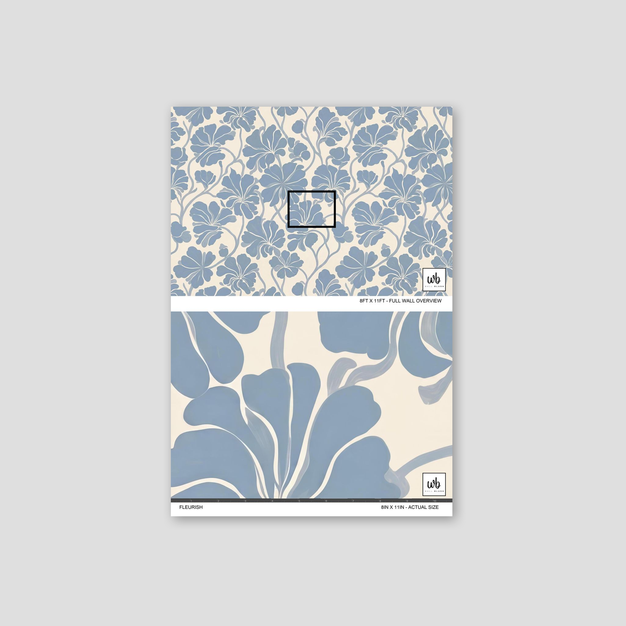 Fleurish Wallpaper WALL BLUSH