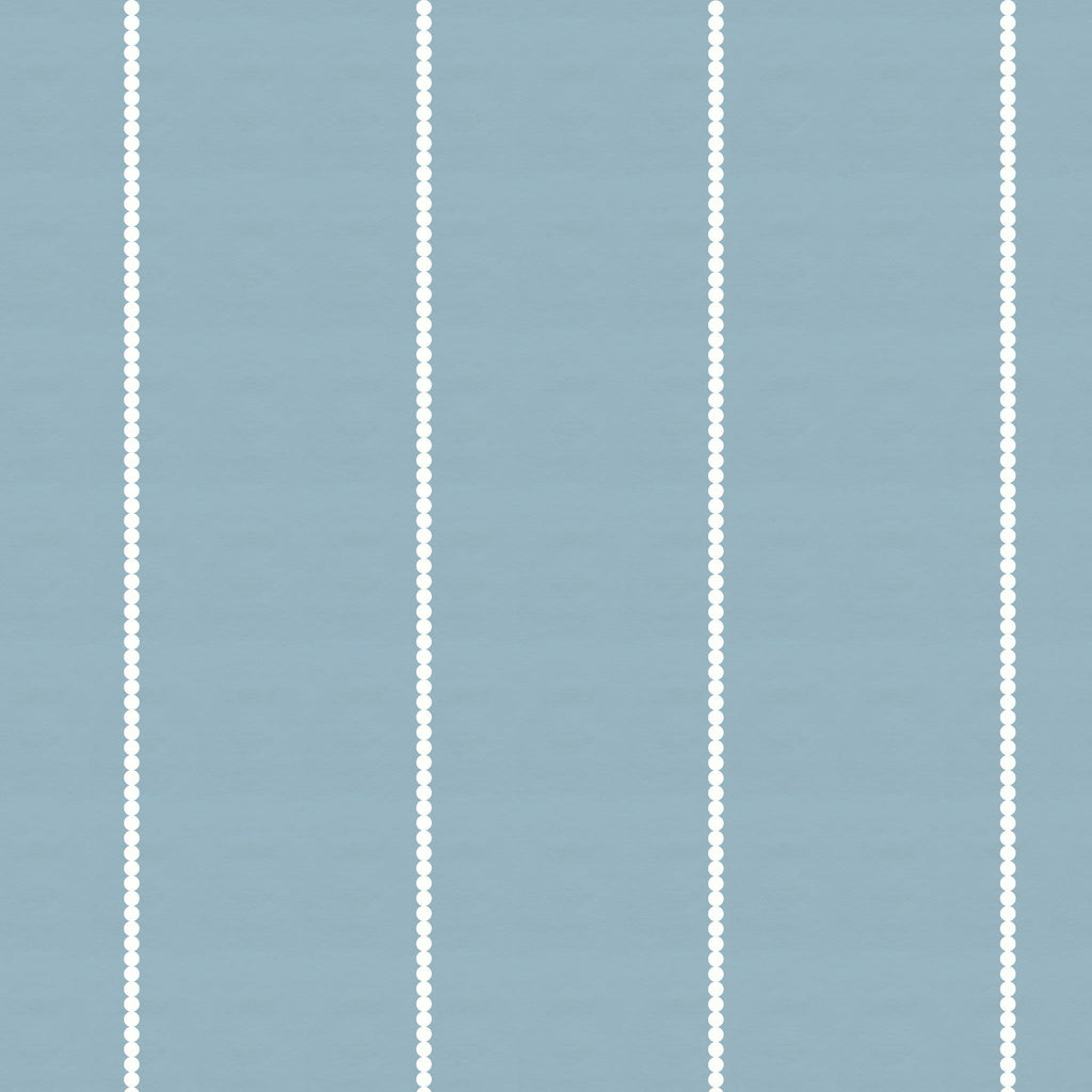 Pinstripe Dot (Blue) Wallpaper WALL BLUSH