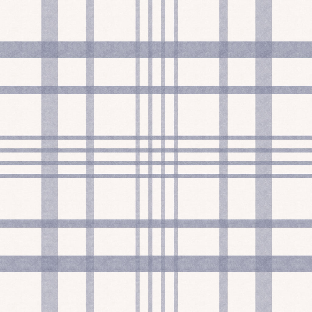 Ashford Plaid (Blue) Wallpaper WALL BLUSH