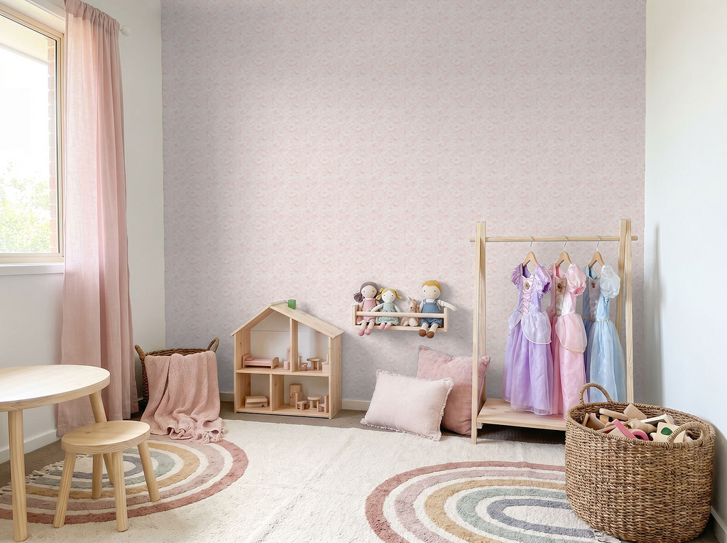 Peony Whisper Wallpaper WALL BLUSH