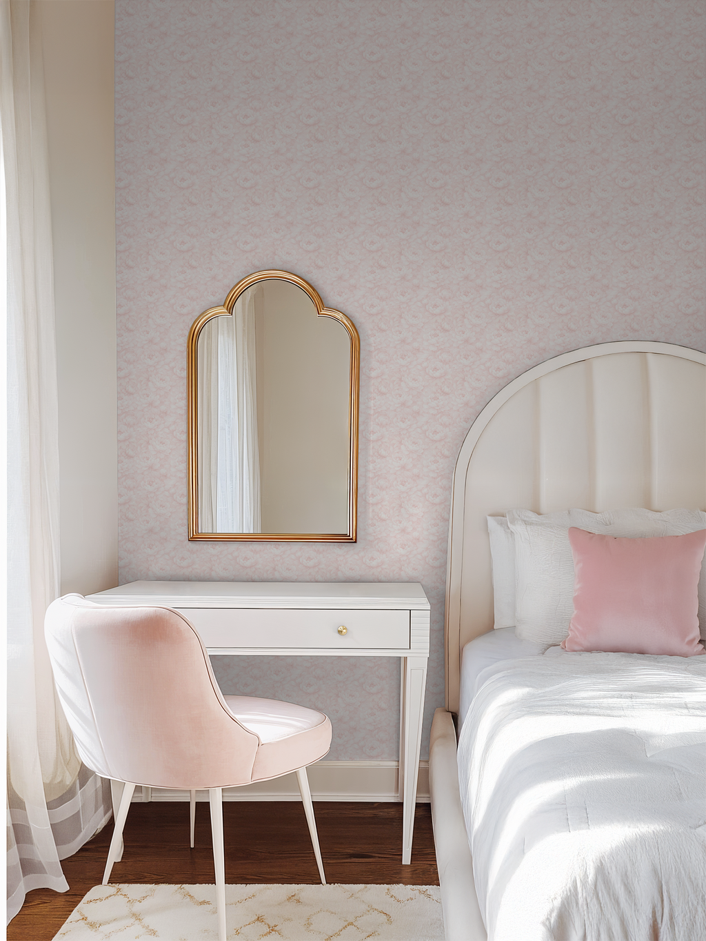 Peony Whisper Wallpaper WALL BLUSH
