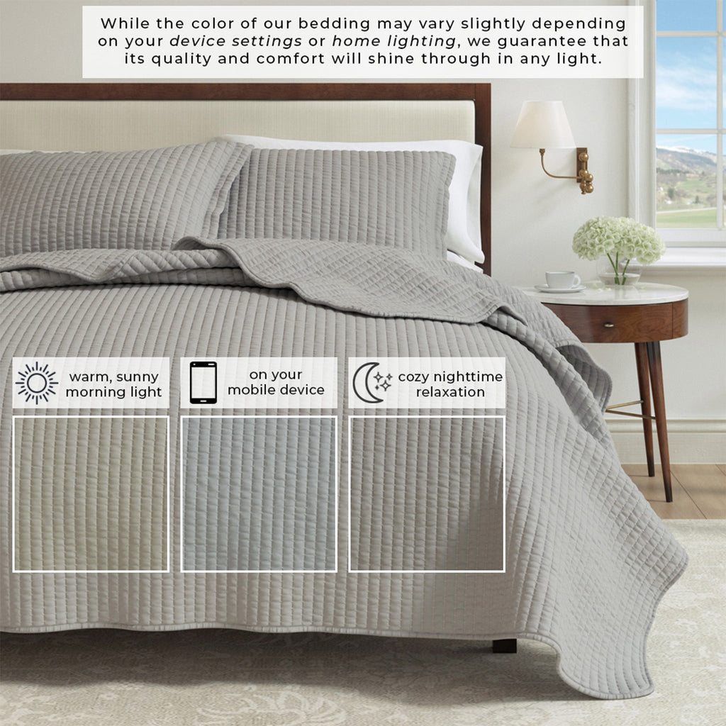 Solid Quilt - Alicia Collection Great Bay Home
