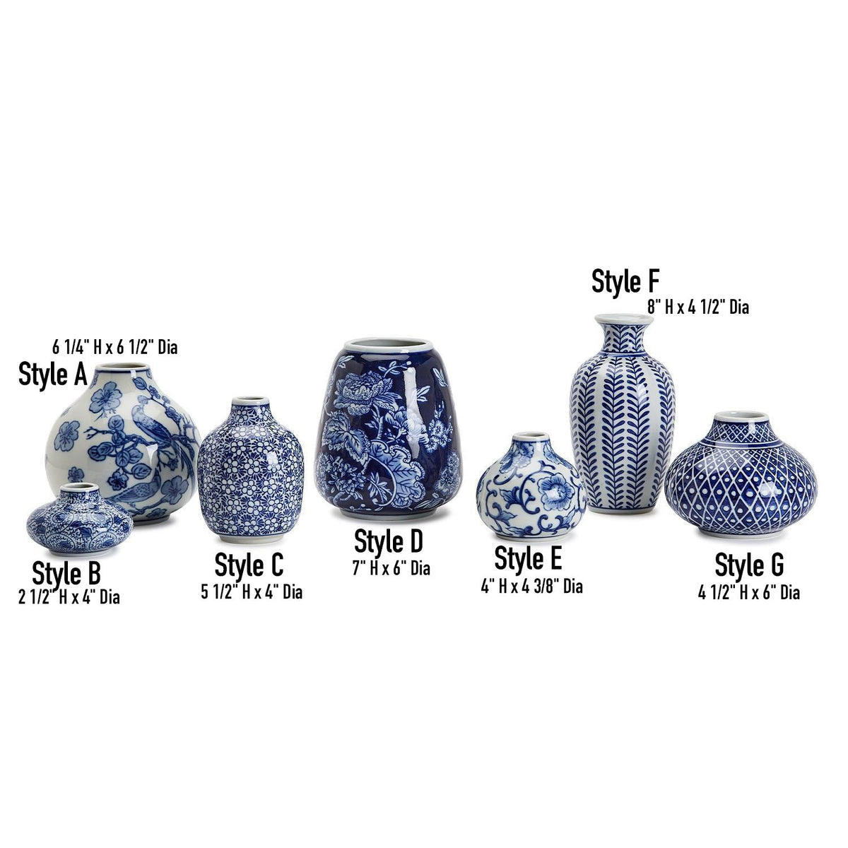 Samira Blue Vases Gia Roma